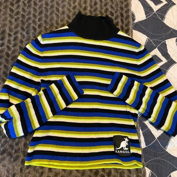 Oversized Sweater Kangol Turtleneck Sweater Kangol Sweaters Kangol